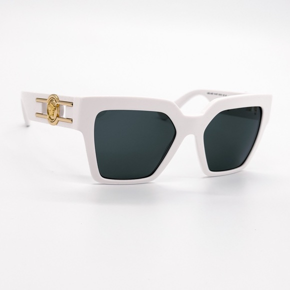 NEW VERSACE VE4458 314/87 WOMEN MOD 4458 314/87 WHITE VE4458 31487 SUNGLASSES - Picture 5 of 11